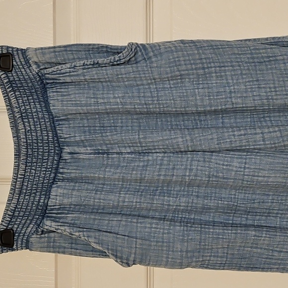 Aerie Light Blue Wide Leg Pants - Picture 2 of 12